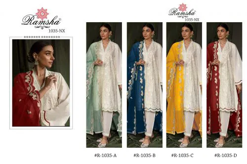 Ramsha R 1035 NX Pakistani Salwar Suit Catalog